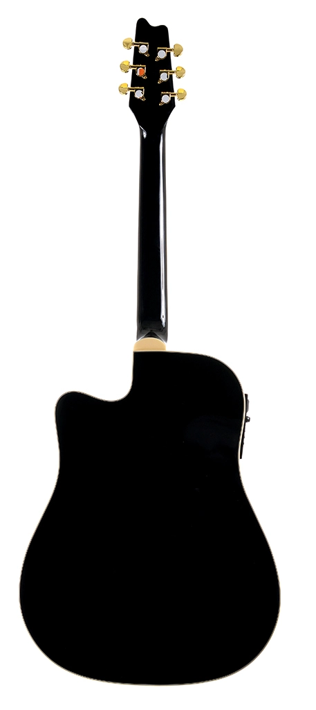 image 3 DD44SCE-BLK Dreadnought - Steel String with Electronics - Black