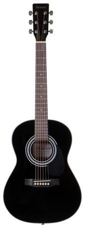 DD34S-BLK 3/4 Size - Steel String - Black image