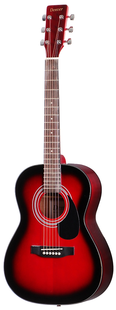 image 2 DD34S-RED 3/4 Size - Steel String - Red