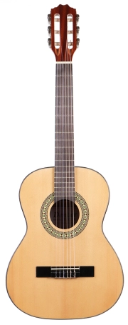DC34NL-NAT 3/4 Size - Left Handed Nylon String - Natural image