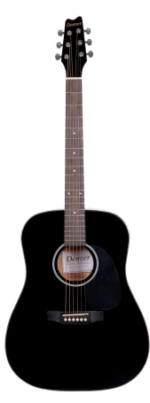 DD44S-BLK Dreadnought - Steel String - Black image