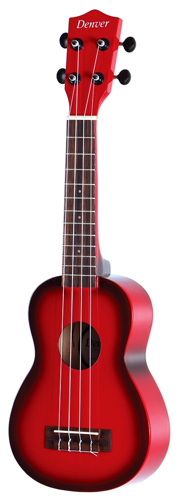 image 2 DUKE-RDB Ukulele - Soprano - Red Burst