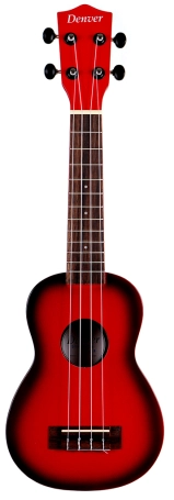 DUKE-RDB Ukulele - Soprano - Red Burst image