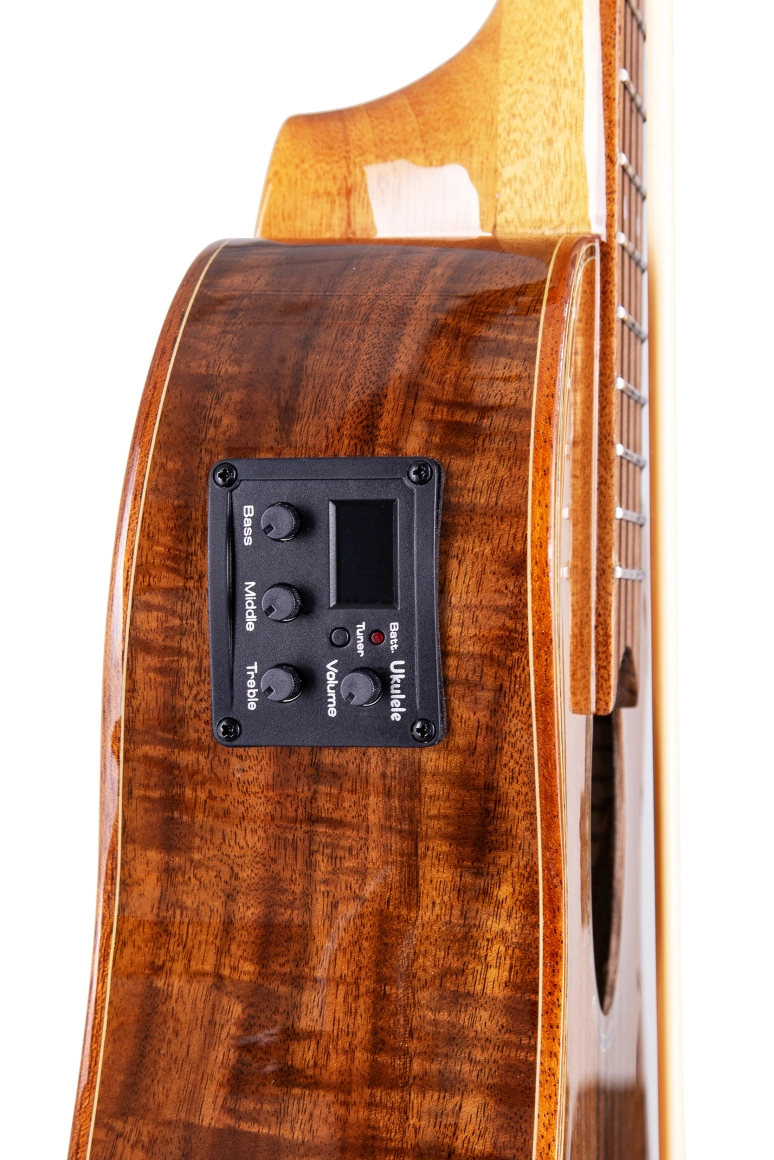 image 5 DUKEBA-ACACIA/F Bass Ukulele with Electronics
