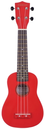 DUKE-RED Ukulele - Soprano - Red image