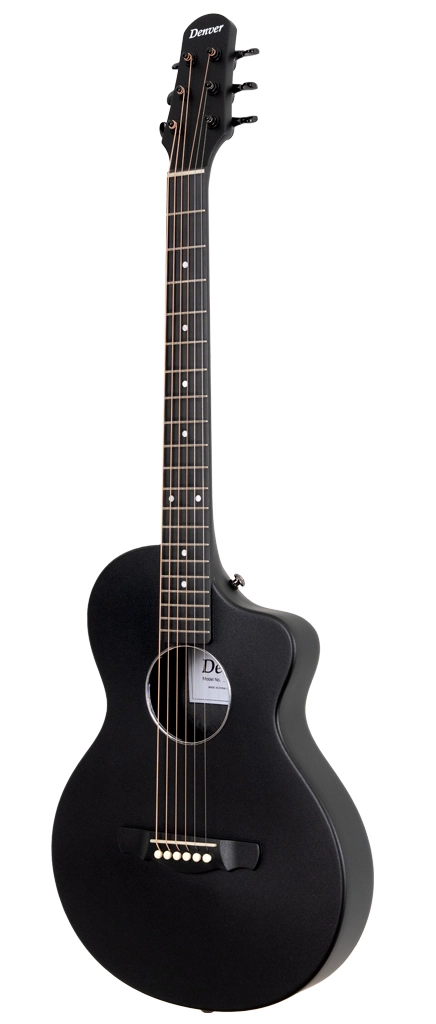  image 2 DEN-WPG-BLK Weatherproof Carbon Fiber Guitar - Steel String - Black