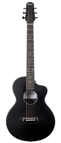DEN-WPG-BLK Weatherproof Carbon Fiber Guitar - Steel String - Black image