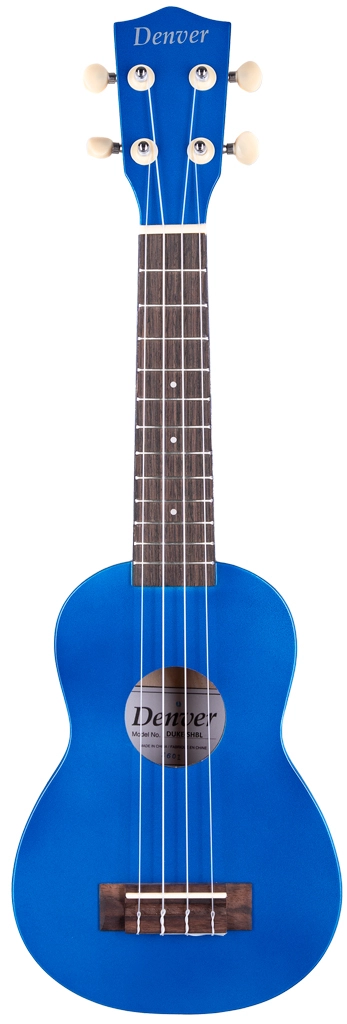 image 1 DUKE-SHBL Ukulele - Soprano - Shiny Blue