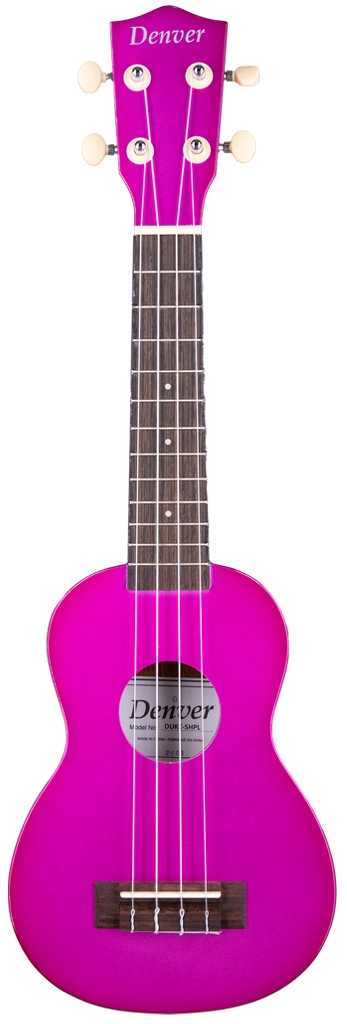 image 1 DUKE-SHPL Ukulele - Soprano - Shiny Purple