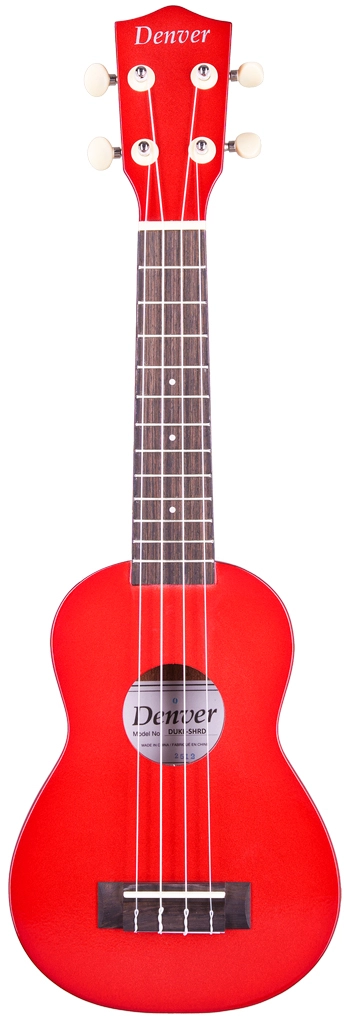 image 1 DUKE-SHRD Ukulele - Soprano - Shiny Red