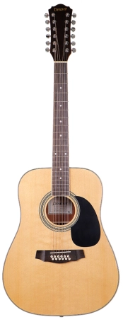 DD44S12-NAT Dreadnought - 12 String - Steel String - Natural image