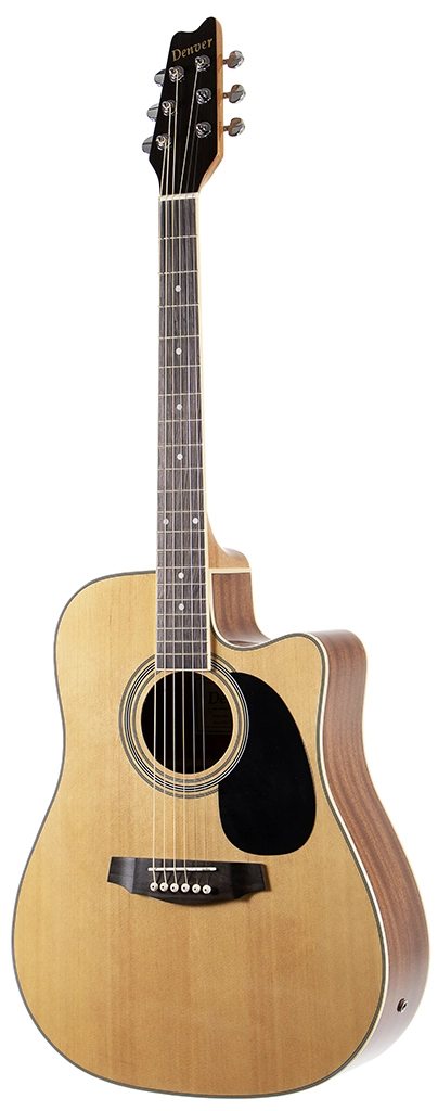 image 2 DD44SCE-NAT Dreadnought - Steel String with Electronics - Natural