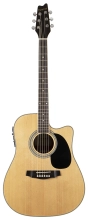DD44SCE-NAT Dreadnought - Steel String with Electronics - Natural image
